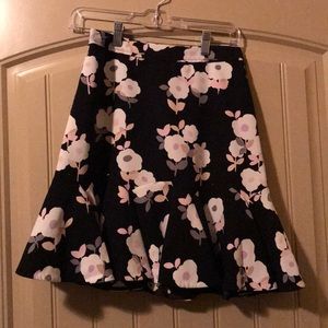 Kate Spade Posy Floral Flounce Skirt size 2